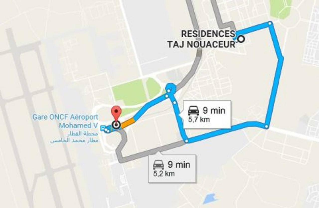 Short Stay Apartment Aeroport Casablanca Nouaceur Luaran gambar